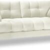 Karnak Carmine 2-Seater Sofa White