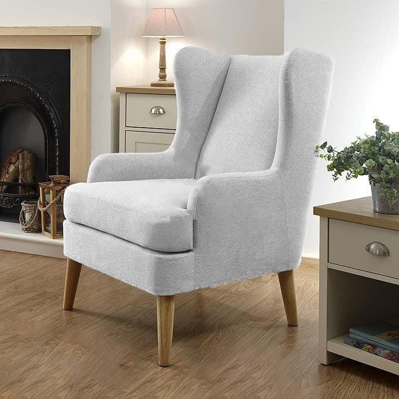 Karnak Century 1 Seater Fabric Sofa – White