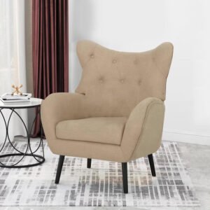 Karnak Aklo 1 Seater Fabric Sofa – Beige