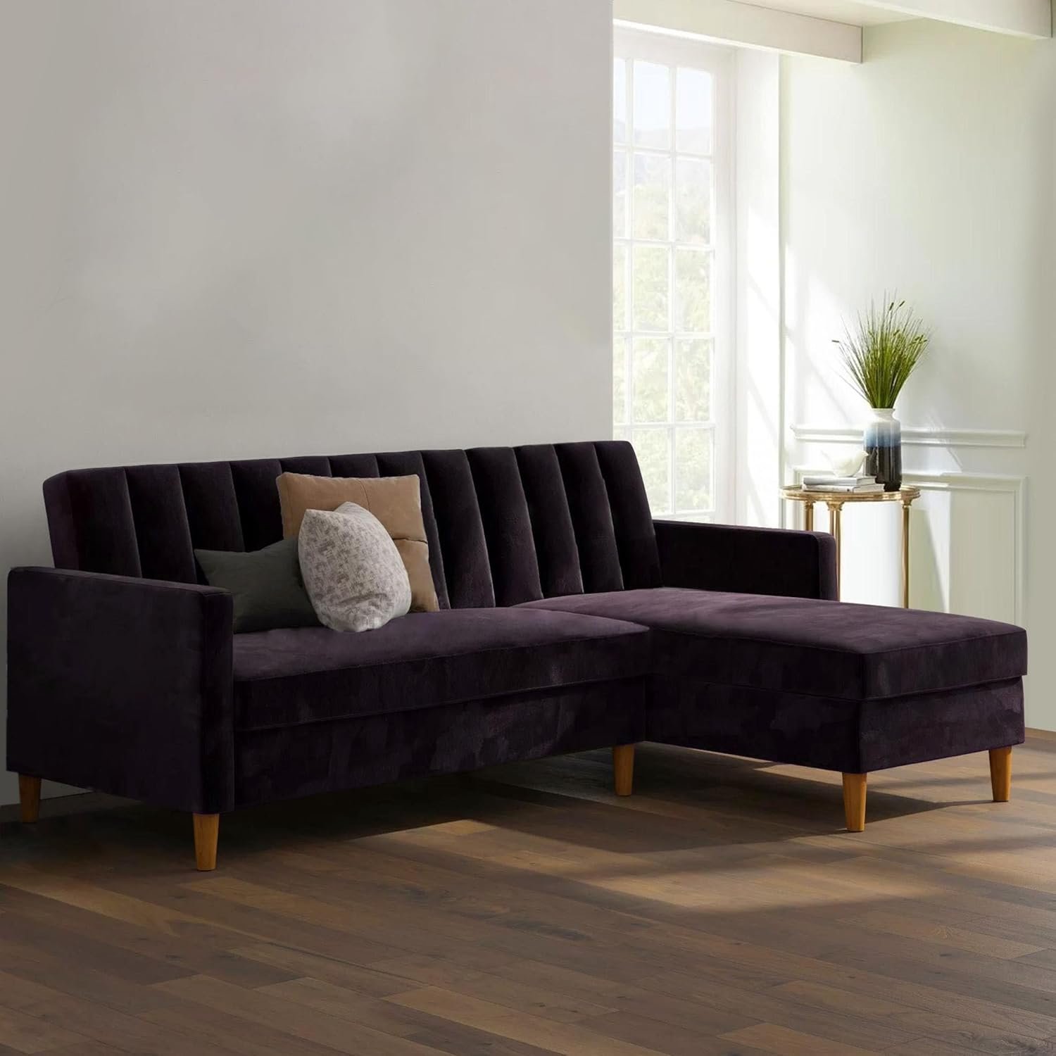 Karnak Klippan 3 Seater Section Sofa – Purple