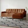 Karnak Boskone 3 Seater Sectional Sofa – Brown