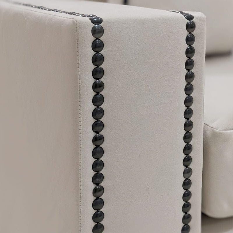 Karnak Ingraham 3-Seater L-Shape Sofa Beige - Image 3