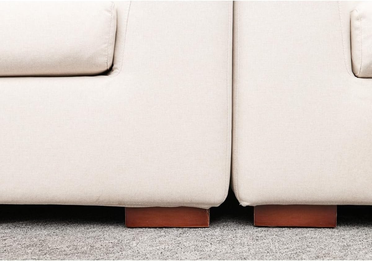 Karnak Vimle 4 Seater Sectional Sofa – Beige - Image 5