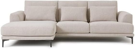 Karnak Oleander 4-Seater Sectional Sofa Light Pink