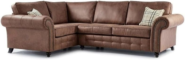 Karnak Nash 4-Seater Sectional Sofa Brown