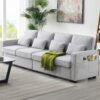 Karnak Sealand 4-Seater Sofa - Light Grey