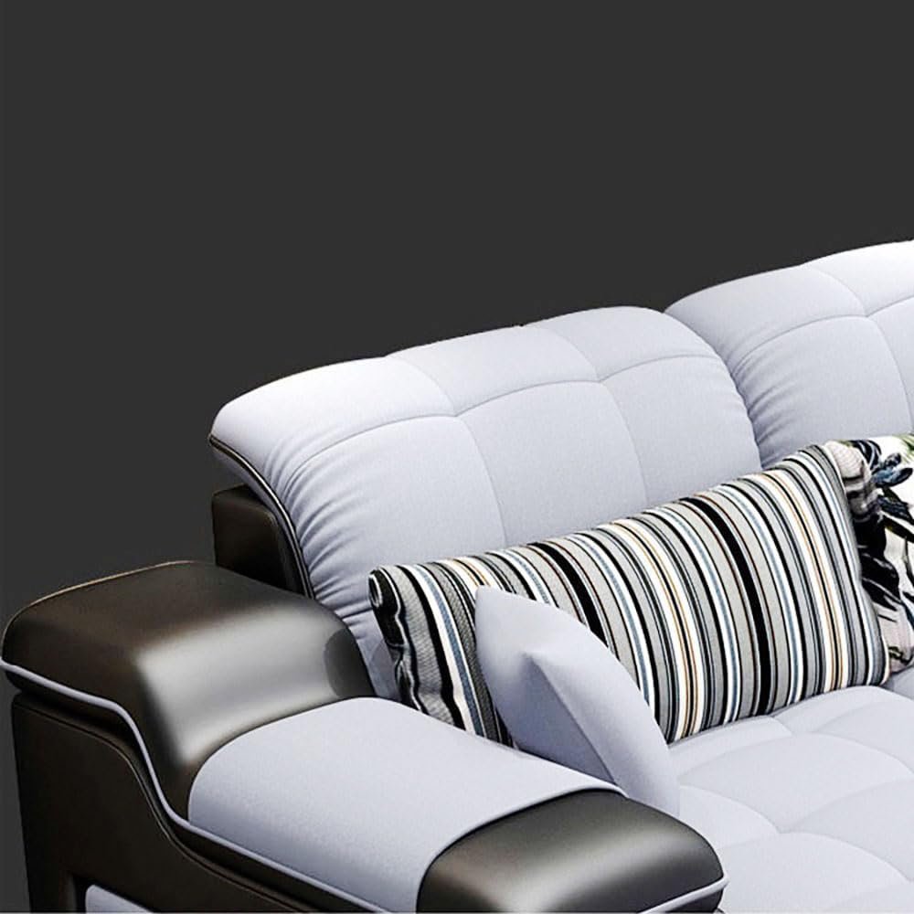 Karnak Kivik 4 Seater Sectional Sofa – Grey/Black - Image 4