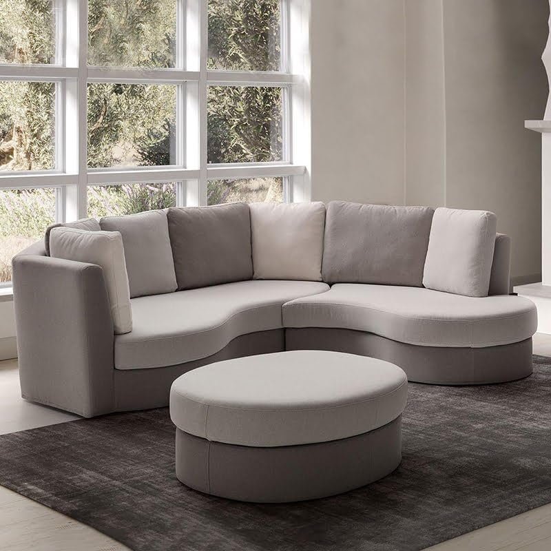 Karnak Bumper 4-Seater Sectional Sofa Pink