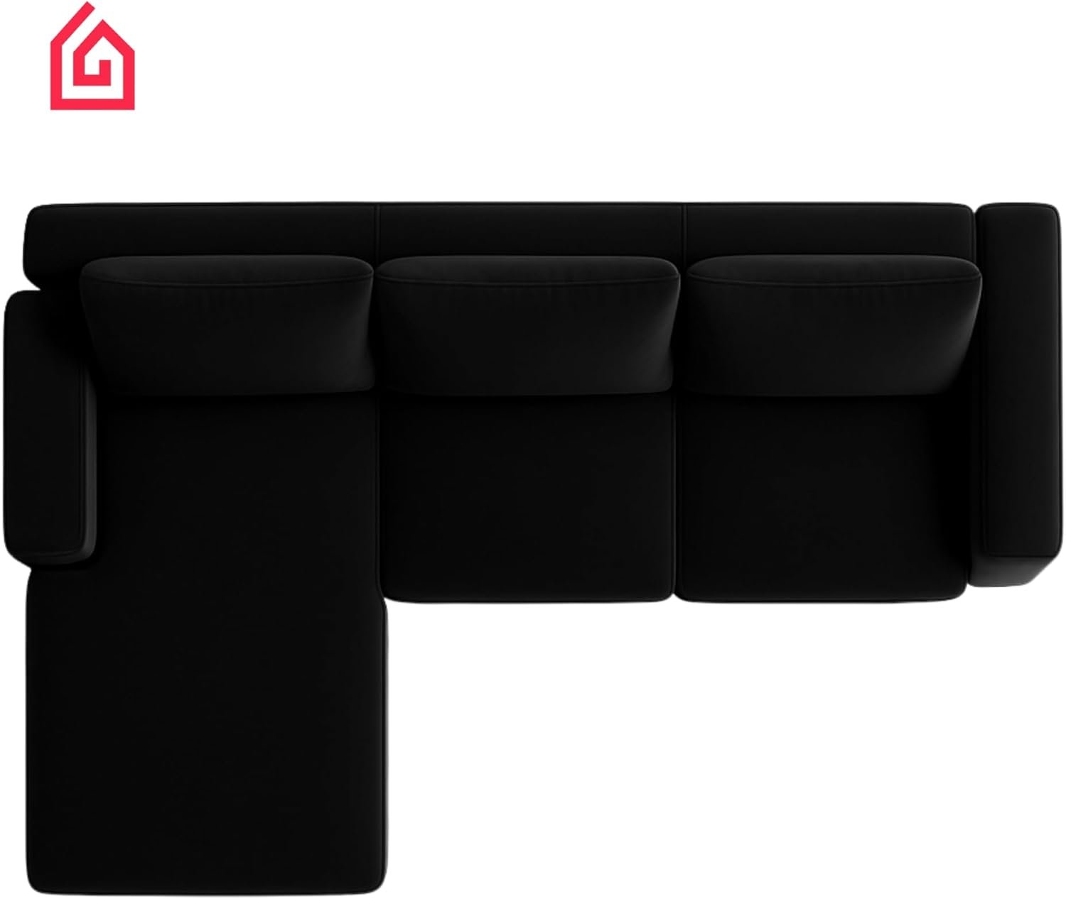 Karnak Rabia 3 Seater Sectional Sofa with Cushions | L-Shaped Sofa | Comfortable Living Room Furniture | Modern Balcony Sofa with Pillows (Camel Beige) - Image 41