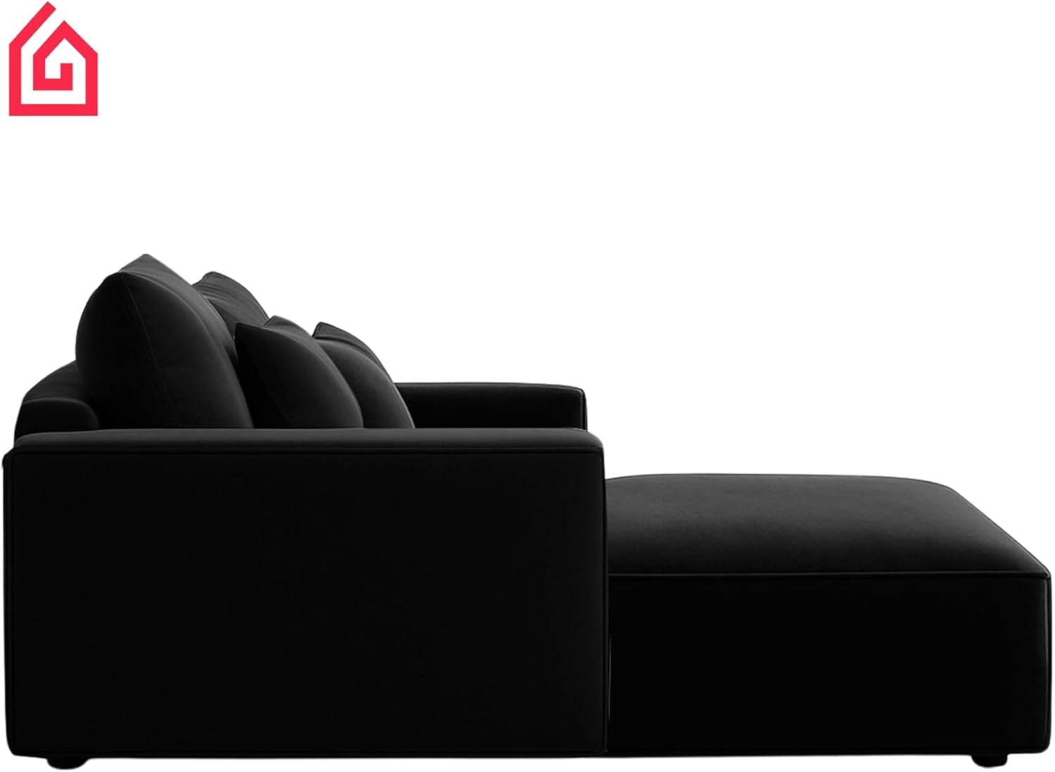 Karnak Rabia 3 Seater Sectional Sofa with Cushions | L-Shaped Sofa | Comfortable Living Room Furniture | Modern Balcony Sofa with Pillows (Camel Beige) - Image 43