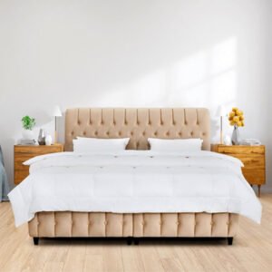 Cyra Button Tufted Bed - Customizable Design for UAE Bedrooms