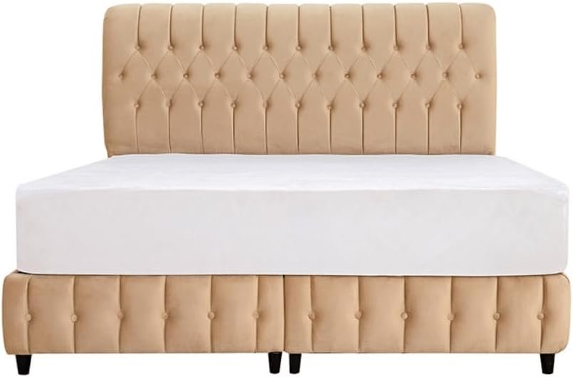 Cyra Button Tufted Bed - Customizable Design for UAE Bedrooms - Image 2