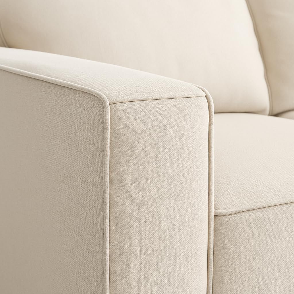 KUSTOMDECO Luxury Carol Corner Sofa 3 Seater L-Shape Velvet Sofa | Modern Arabic Furniture, Fabric Cushion Back | Wood & Metal Frame, Elegant Cotton Upholstery | Living room furniture (Blue) - Image 22