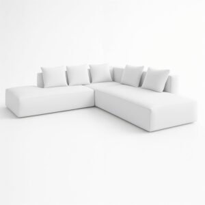 KUSTOMDECO Empress Sectional Sofa | Luxury Couch L Shape Sofa | Modular Sofa for Modern Living Room furniture | Premium Upholstery & Space-Saving L Shape Design