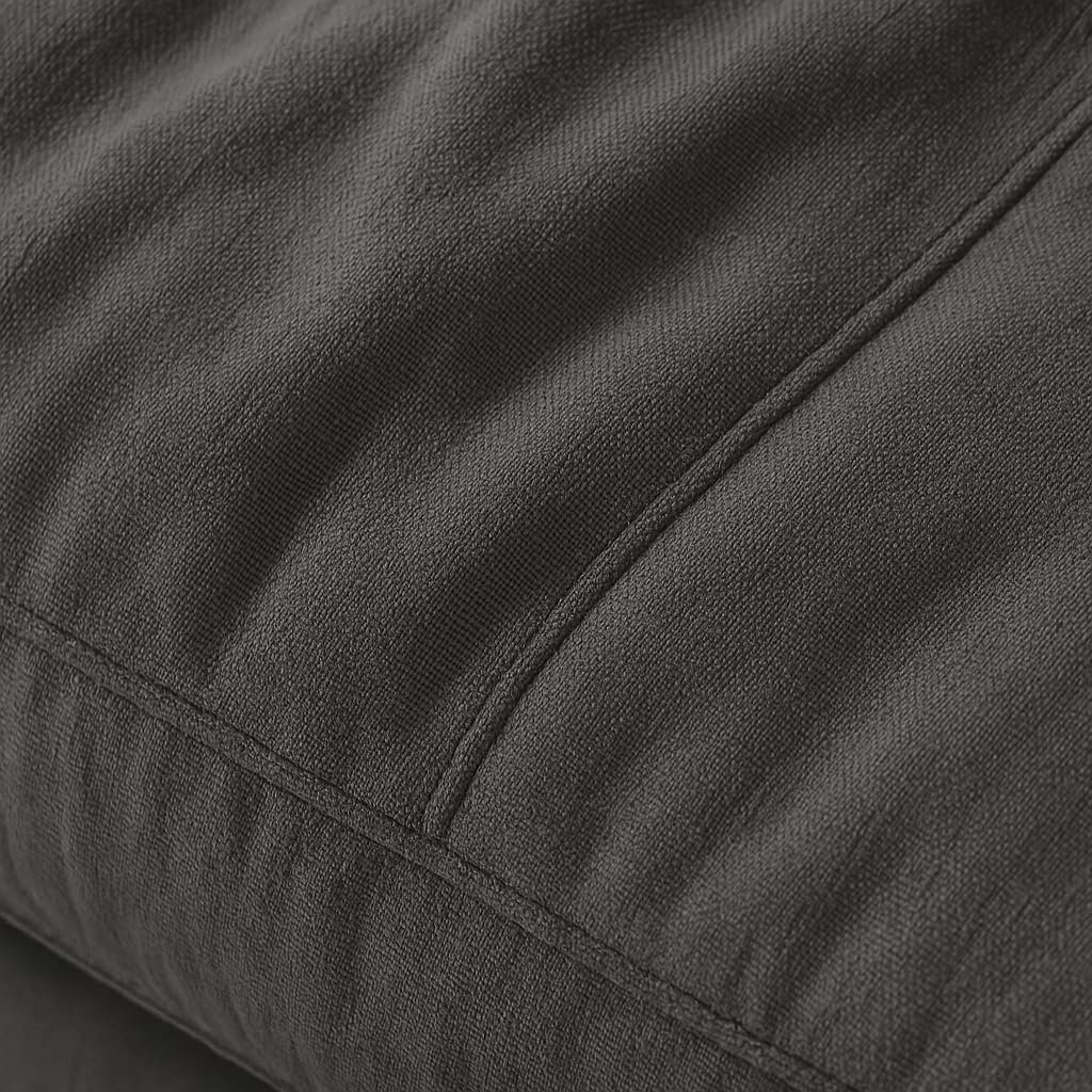 KUSTOMDECO Plain Corner Sofa L Shape | Linen Sectional Sofa for Living Room, Modern Upholstered Couch | Space-Saving Design | Left or Right Facing (Dark Beige) - Image 26