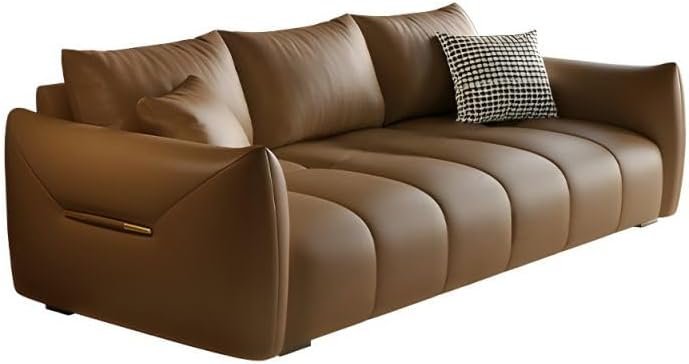 Luxury Luxe Nest Modern Sofa | Italian Module Free Combination Floor Relax Sofa Couch Soft | Multi-Size Luxury Seating (White + Grey, Single Seater: 110 cm (L) x 100 cm (W) x 80 cm (H)) - Image 8