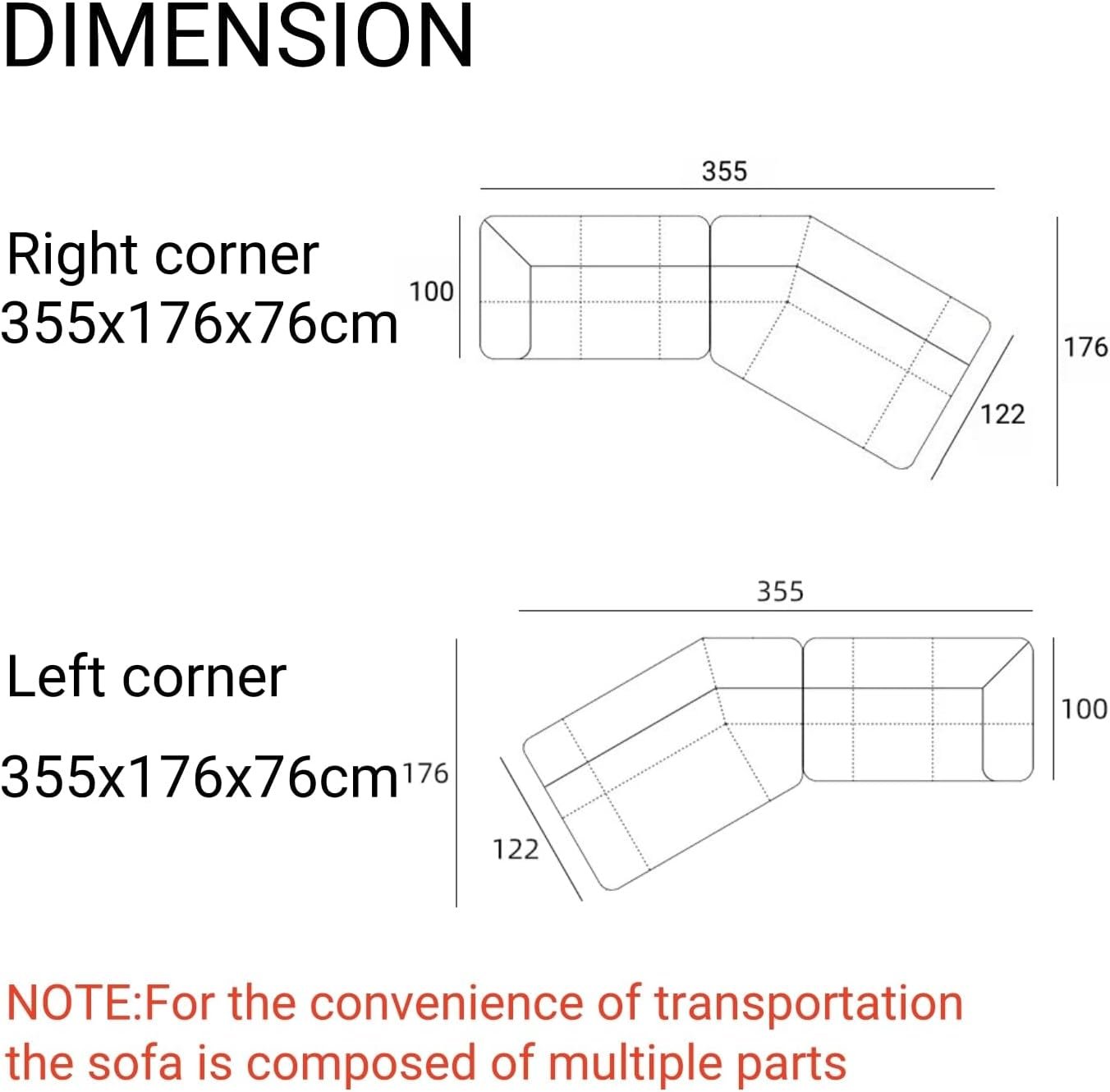 Luxury Luxe Fleece Fabric 5 Seater Sofa Set – Overstuffed Beige Couch with Backrest & Armrest | Soft Upholstery, Solid Wood Frame, High-Density Foam, Modern Multifunction Sofa for Living Room & Office - Image 2