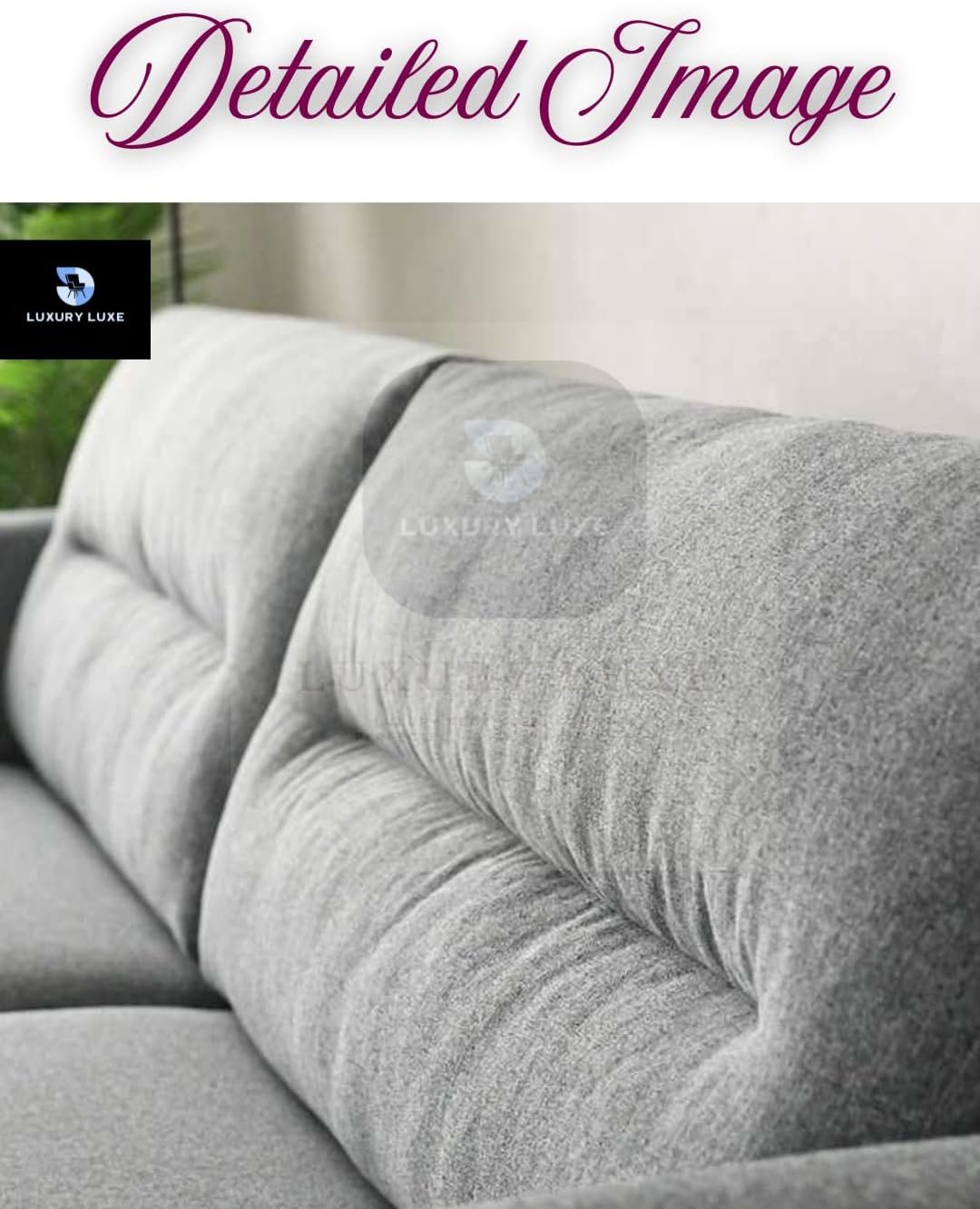LUXURY LUXE Nordic Harmony 1-2-3 Seater Fabric Sofa Set – Scandinavian Minimalist, Modular & Plush Foam for Living Rooms, Apartments, Offices (Single Seater: 120 cm) - Image 5