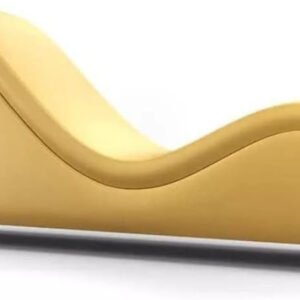 Karnak Comfortable & Luxury S-Shape Sofa Couch, Bonded Stretch Perfect for living room and bedroom Color (Yellow) for Living Room Furniture