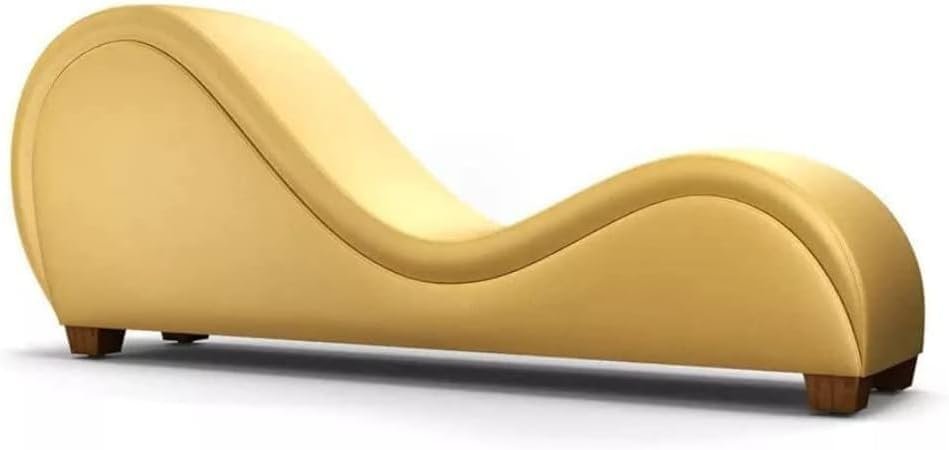 Karnak Comfortable & Luxury S-Shape Sofa Couch, Bonded Stretch Perfect for living room and bedroom Color (Yellow) for Living Room Furniture