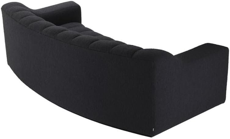 Karnak Tresor 3-Seater L-Shape Sofa Couch For Living Room Furniture - Black - Image 4