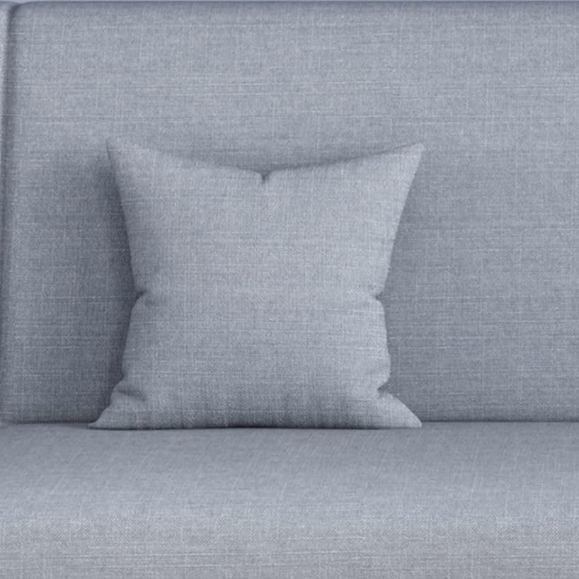 Luxury Luxe Trendy Grey Loveseat Sleeper Sofa | Modern Light Gray Cotton Linen Upholstery | Seats 4 with 2 Pillows | Solid Color Sofa Bed for Living Room, Apartment, or Guest Room (Yellow) - Image 4