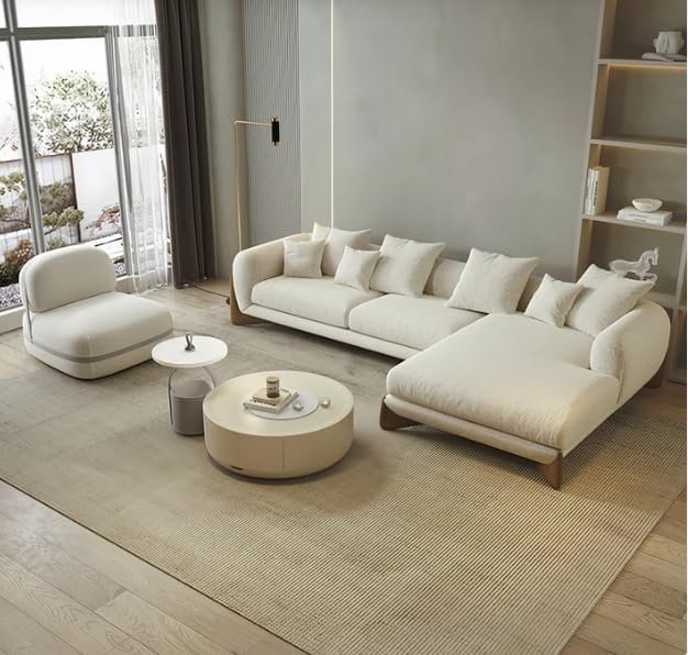 Luxury Luxe Fleece Fabric Overstuffed Multifunction Sofa Set – Stylish, Comfortable, Durable Seating for Living Room, Office, or Home Spaces - Image 3