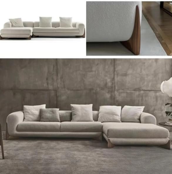 Luxury Luxe Fleece Fabric Overstuffed Multifunction Sofa Set – Stylish, Comfortable, Durable Seating for Living Room, Office, or Home Spaces - Image 5