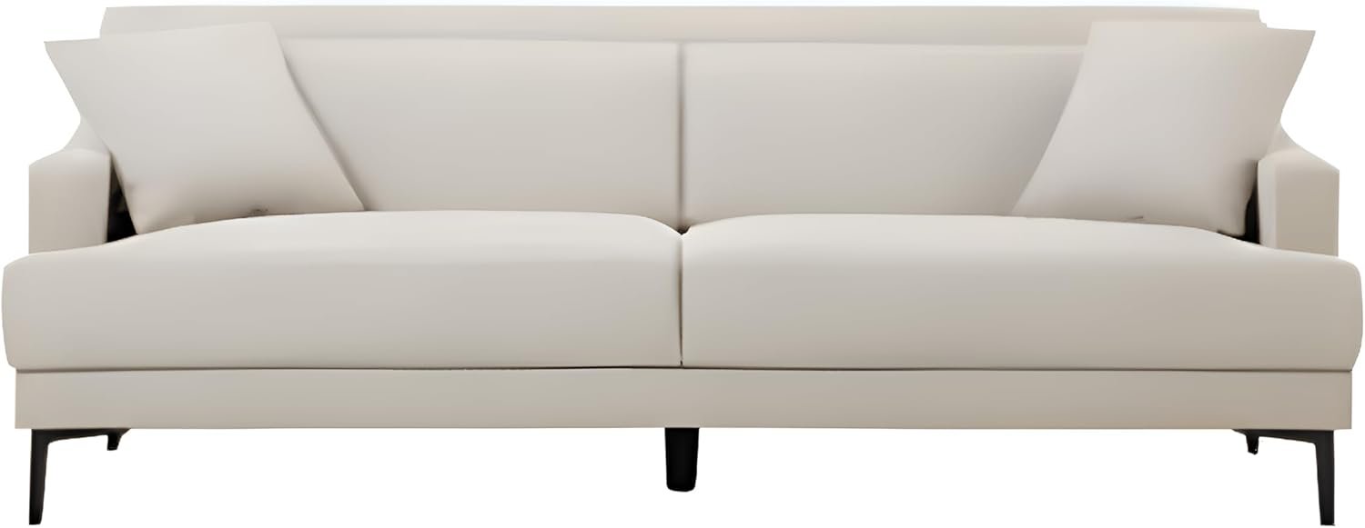 LUXURY LUXE Nova 3-Seater Convertible Futon Sofa Bed – Modern Fabric, Space-Saving Flip Design for Apartments, Living Rooms & Guest Rooms