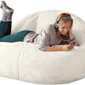 Comfynest New Bean Bag Sofa Bed, Stuffed Bean Bag Stool, Relax Lounge Chair, Tatami Futon Floor Furniture (Unfilled) (Medium)