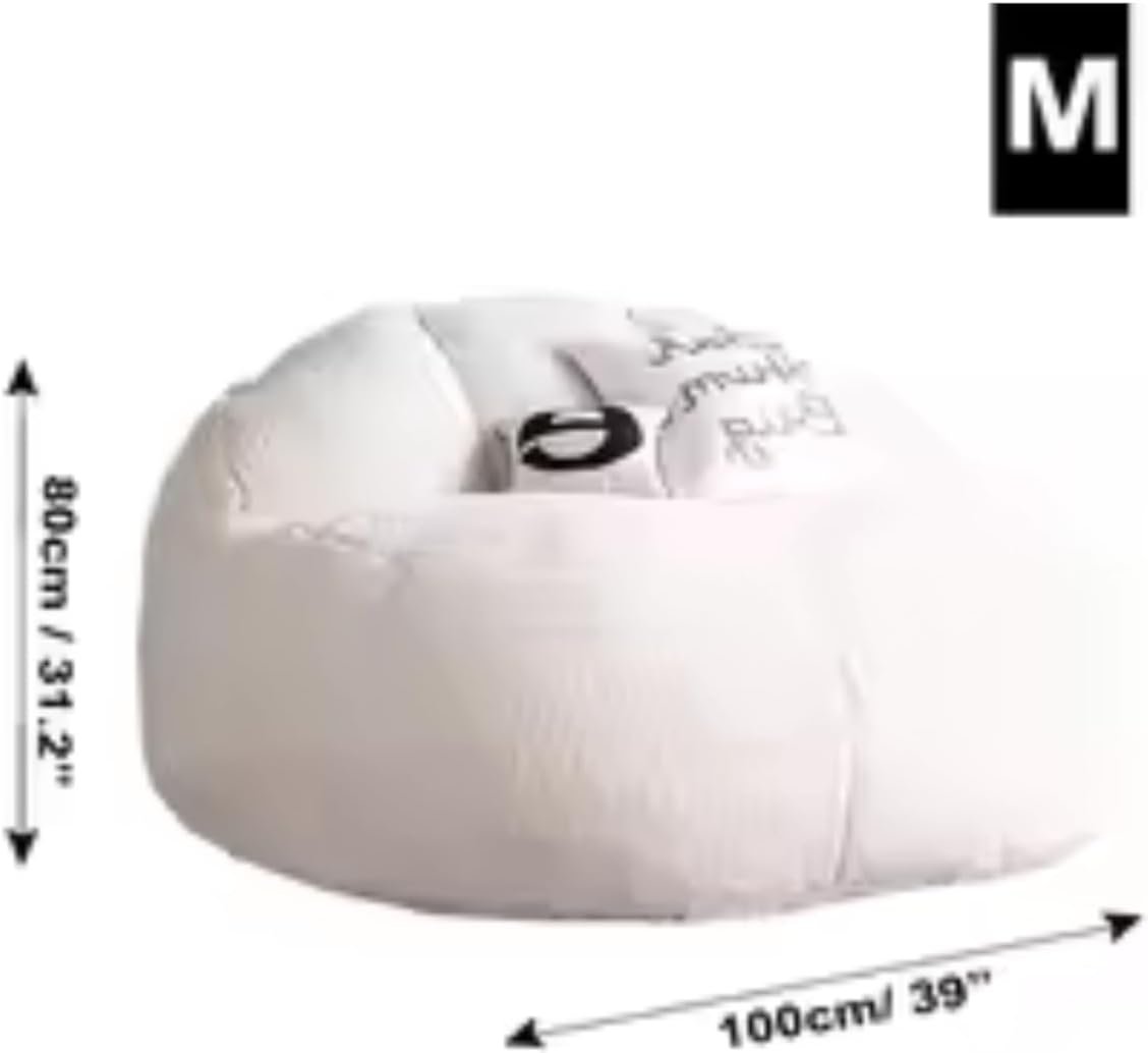 Comfynest New Bean Bag Sofa Bed, Stuffed Bean Bag Stool, Relax Lounge Chair, Tatami Futon Floor Furniture (Unfilled) (Medium) - Image 2