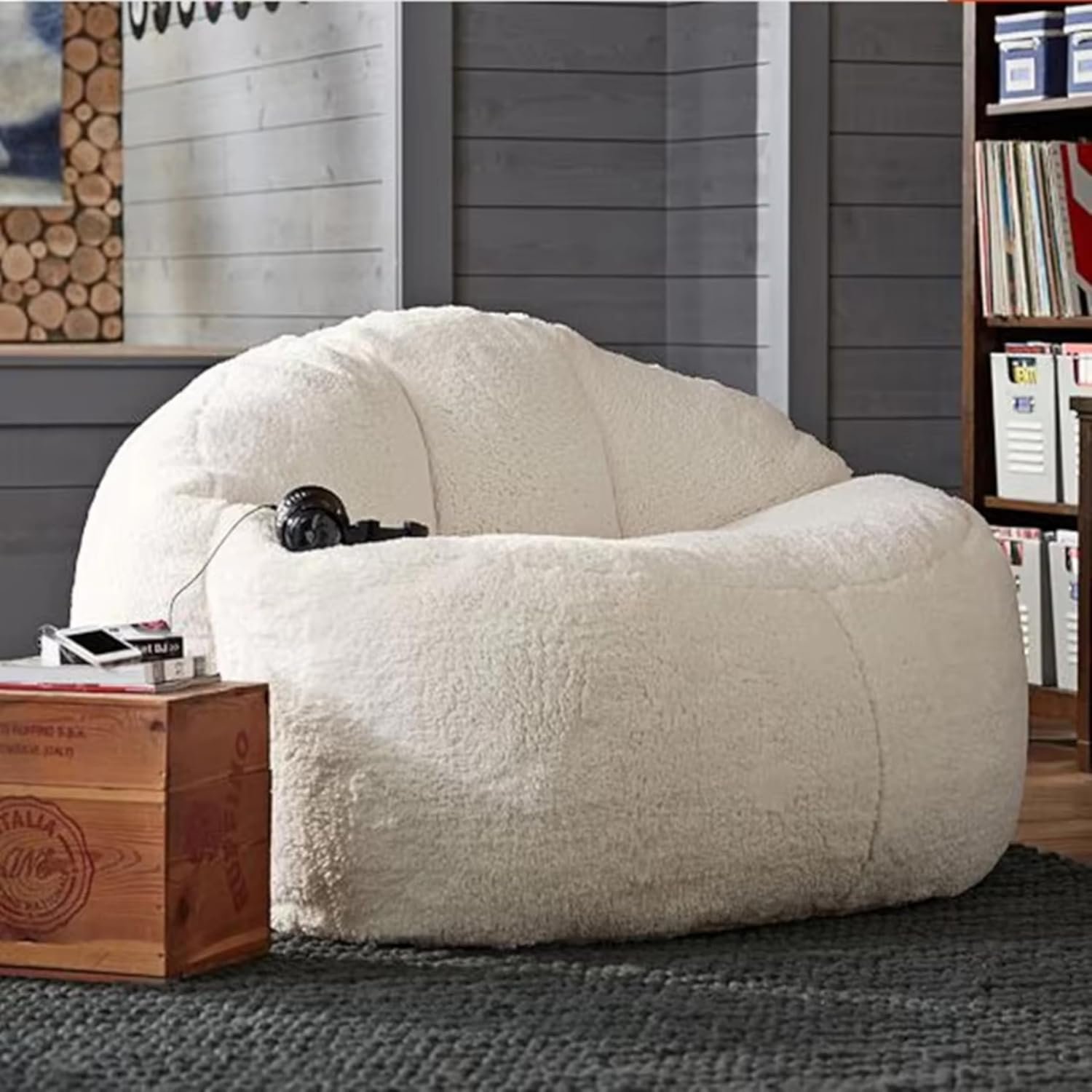 Comfynest New Bean Bag Sofa Bed, Stuffed Bean Bag Stool, Relax Lounge Chair, Tatami Futon Floor Furniture (Unfilled) (Medium) - Image 4