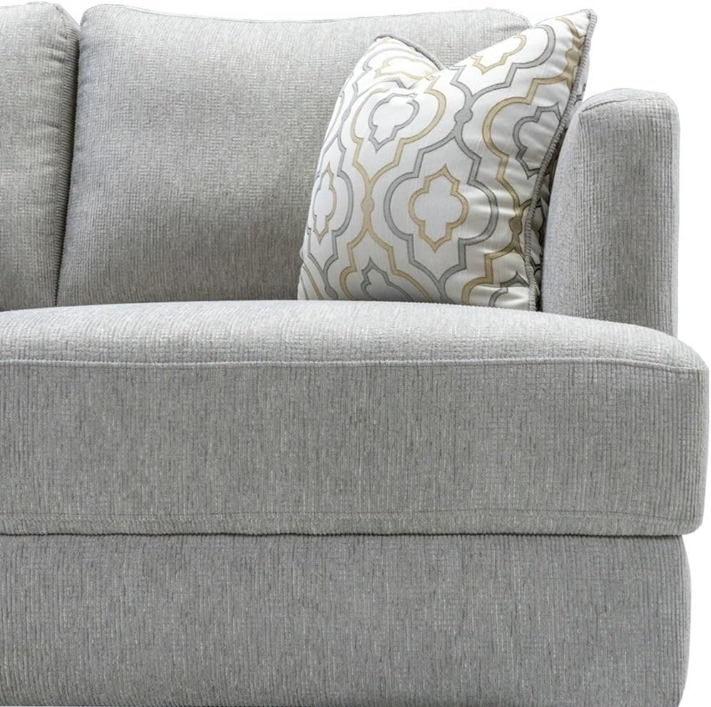 Comfynest Hazel 2Seater Fabric Sofa 90X148X90Cm Beige - Image 4