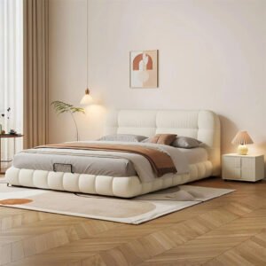 Comfynest Modern Velvet Frame Bed – King/Queen Sizes, Memory‑Foam Headboard, with or without Mattress (W180xL200 cm (with mattress))