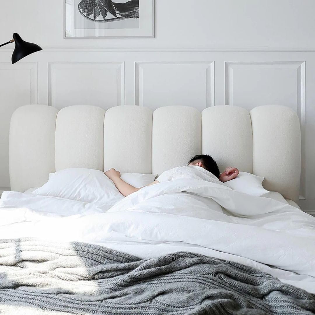 Comfynest Modern Velvet Upholstered Platform Bed Frame – King/Queen Sizes, Plush Fleece Velvet, with or without Mattress (W120xL200 cm (without mattress)) - Image 7