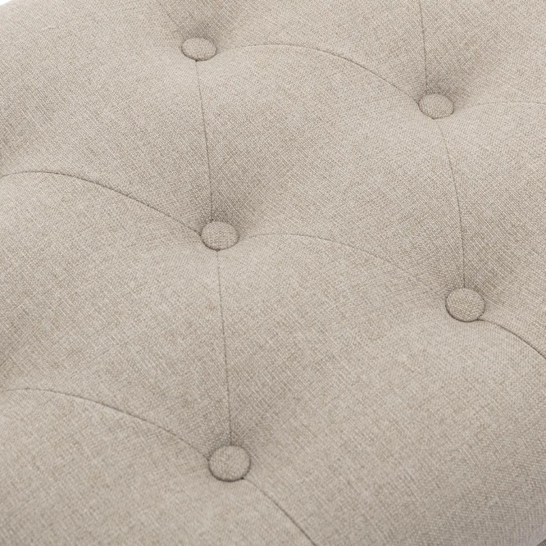 Comfynest Moern Velvet/Linen Storage Bench with Segmented Compartments, Button-Tufted Flip Top, Nailhead Accents – Stylish Organizing Bench for Bedroom/Foyer (White) - Image 22