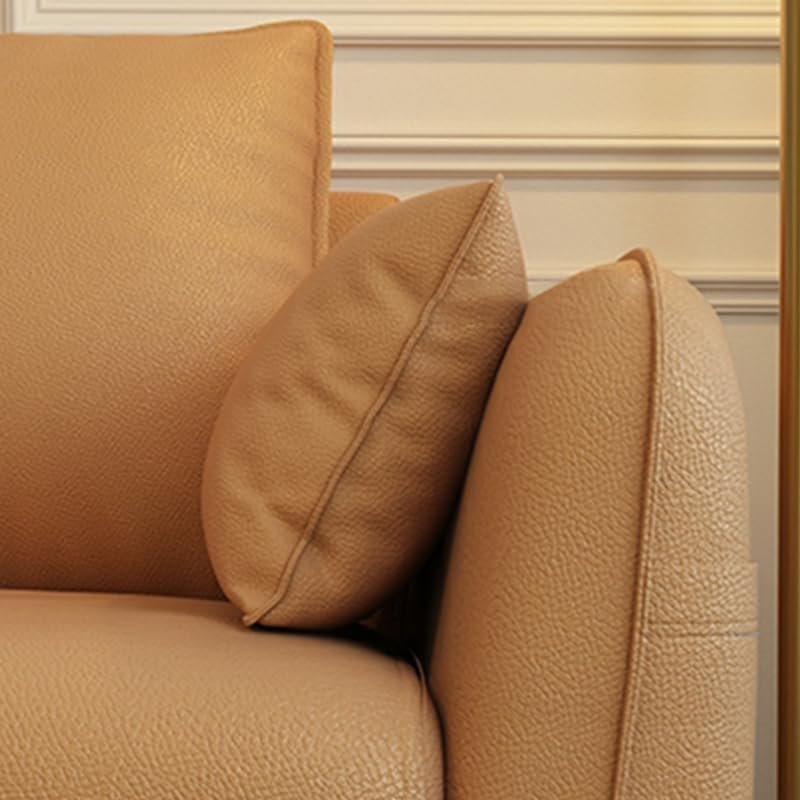 Comfynest Storage Included Brown Sofa With Scratch Resistant Anti Cat Scratch Fabric Latex Seat Filling, 289.56 X 88.9 X 88.9 Cm + 71.12 X 71.12 X 43.18 Cm Brown - Image 6