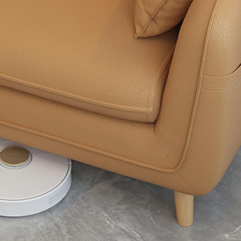 Comfynest Storage Included Brown Sofa With Scratch Resistant Anti Cat Scratch Fabric Latex Seat Filling, 289.56 X 88.9 X 88.9 Cm + 71.12 X 71.12 X 43.18 Cm Brown - Image 7