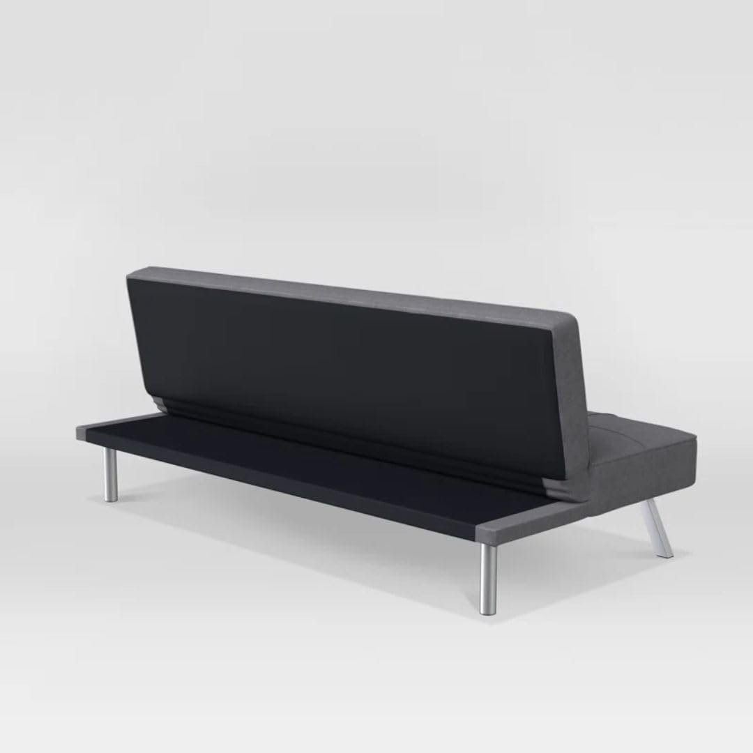 Comfynest Modern Convertible Sofa – Elegant Tufted Polyester Futon & High-Density Foam (Navy) - Image 23