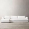 Comfynest Crosby-Style Oversized Modular Sectional – Left/Right Arm Configurational Sofa for Living Room Furniture