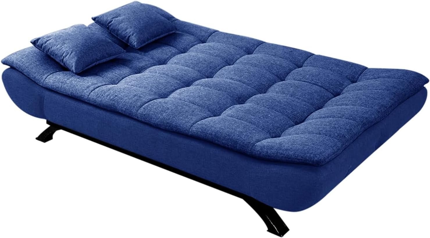 Poppins HOME Fabric 3 Seater Aspen Recliner Couch Wooden Frame Sofa Cum Bed Living Room & Office-Brown (Brown, Valvet Fabric) - Image 41