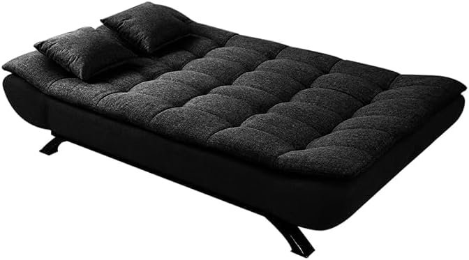 Poppins HOME Fabric 3 Seater Aspen Recliner Couch Wooden Frame Sofa Cum Bed Living Room & Office-Brown (Brown, Valvet Fabric) - Image 49