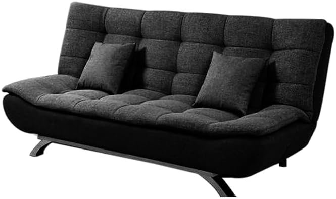 Poppins HOME Fabric 3 Seater Aspen Recliner Couch Wooden Frame Sofa Cum Bed Living Room & Office-Brown (Brown, Valvet Fabric) - Image 50