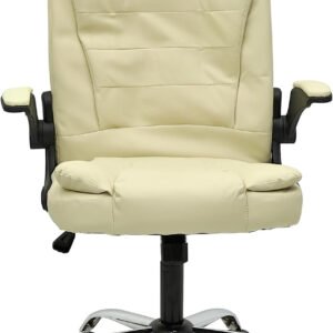 Executive chair or Gaming chair MH-R813-Off/white & comfortable Computer Desk Chair for Office and with headrest and adjustable handrest, back comfort and lumbar support (off/white)