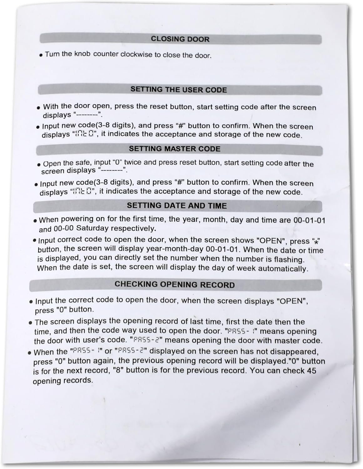 Multi Home Furniture White Safe Box – A4 Document Size Digital Security Locker with Keypad & Key Lock, Safety Deposit Lock Box, Fireproof Safe Box for Home Safe, Jewelry, Cash, Document, Vault Storage - Image 6