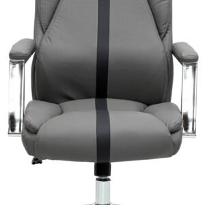 Multi Home Furniture Premium Executive Leather Chair MH 7336 Grey – Ergonomic Design for Ultimate Comfort and Style and have more soft cushions