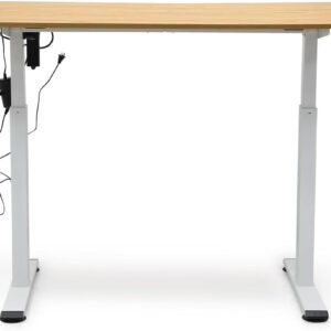 Multi Home Furniture Electric Standing Desk - Height Adjustable Desk, Ergonomic Computer Table & Gaming Table Workstation Wooden Tabletop with Memory Controller & USB Ports for Home, Office & Study