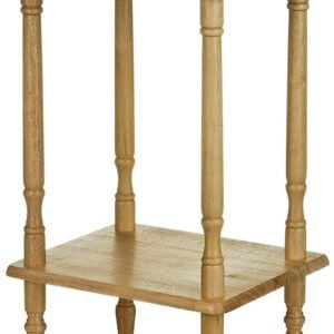 KEWE Phone Case Premier Housewares Rubberwood Rectangle Telephone Table, 62 x 36 x 29 cm,Style Name:Telephone Table غطاء هاتف