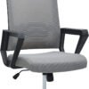 Mesh Desk office or home chair MH-6183 Ergonomic Computer Desk Chair for Office and Gaming with headrest, back comfort and lumbar support – Grey