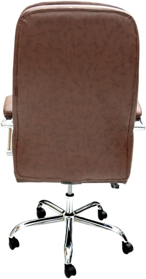 Multi Home Furniture Brown Faux Leather Office Chair – Ergonomic Chair with Adjustable Height, Padded Armrests, High Back Lumbar Support | Gaming Chair | Swivel Desk Chair | Computer Chair for Home - Image 7